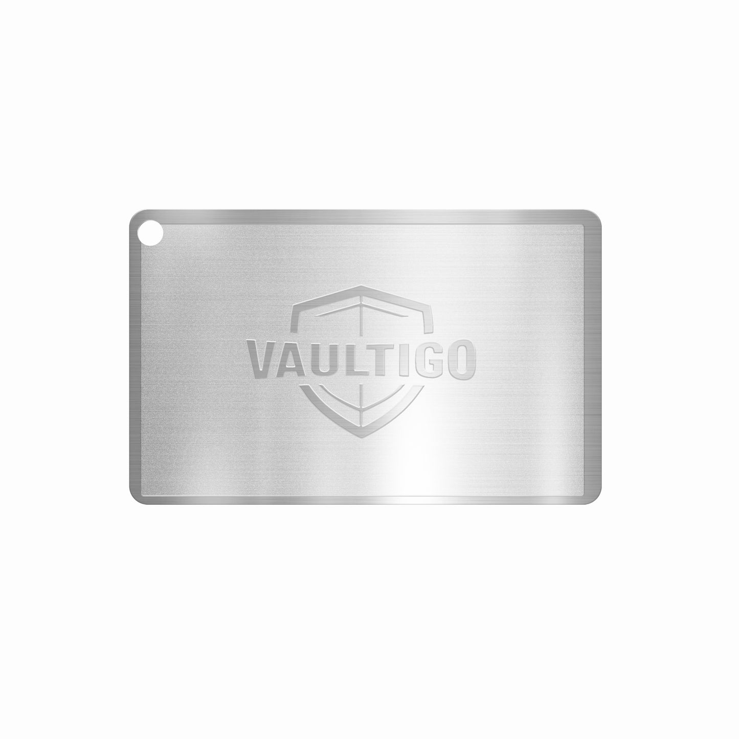 Titanium Keychain Seed Phrase Backup Plate