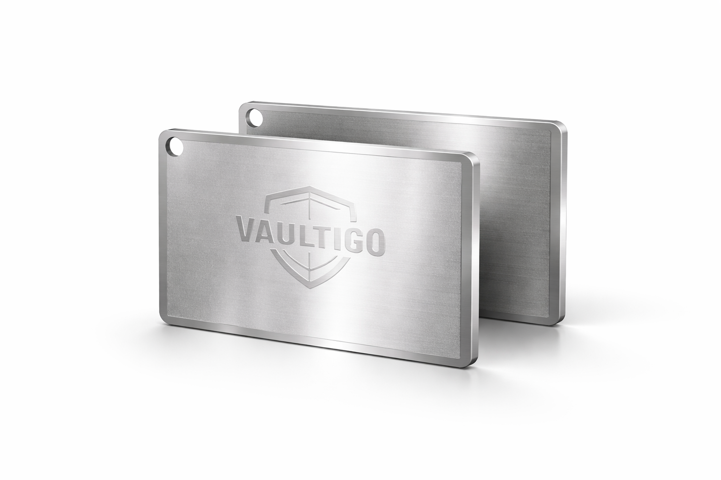 Titanium Keychain Seed Phrase Backup Plate